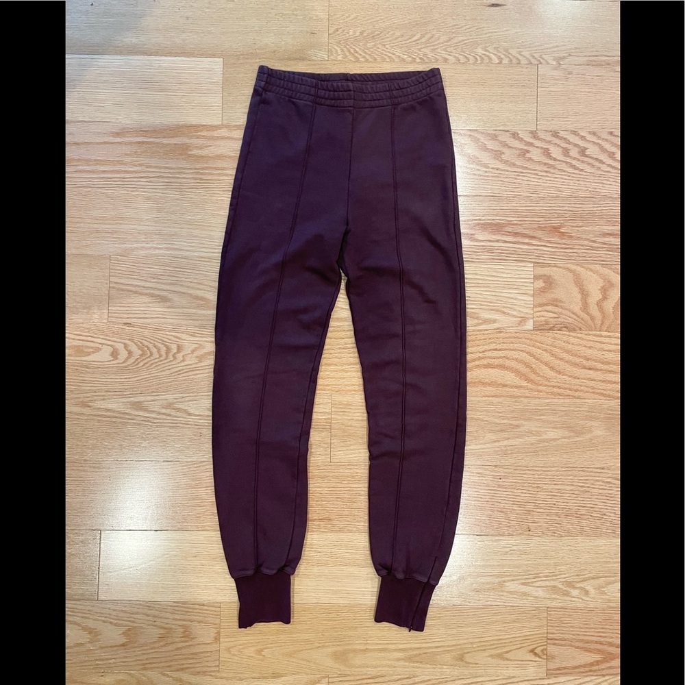 YEEZY Season 5 Pintuck Oxblood Joggers